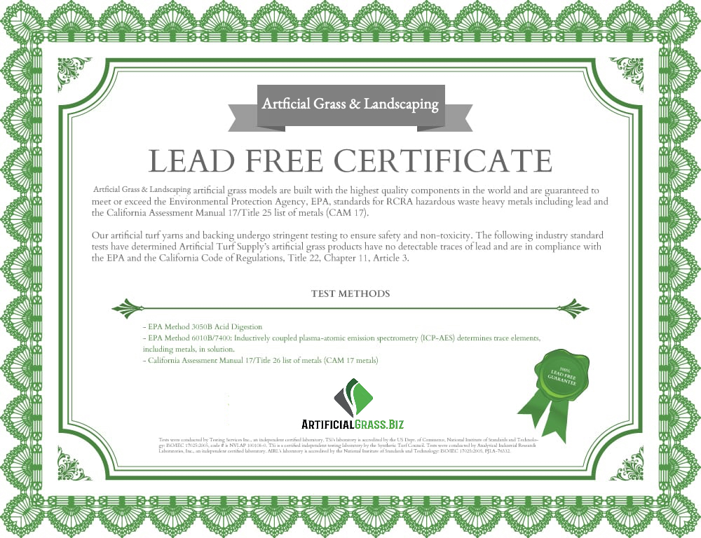 - Artificial Grass & Landscaping Inc July 2026